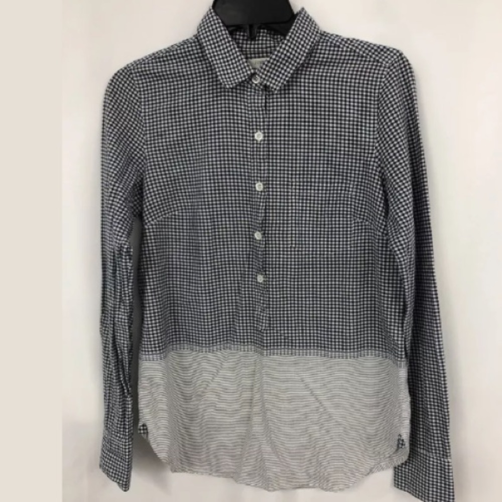 J Crew gingham blouse 4